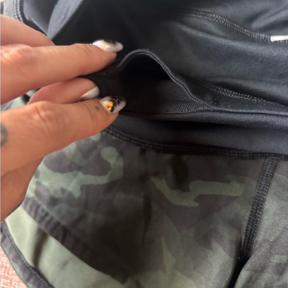 Lululemon Speed Up Shorts Camo Women's Athletic Shorts - Picture 3 of 8